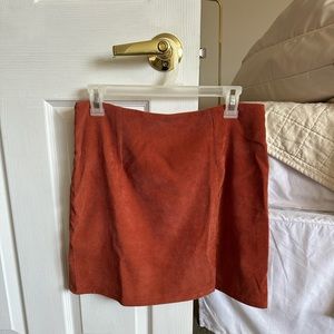 Burnt Orange Skirt